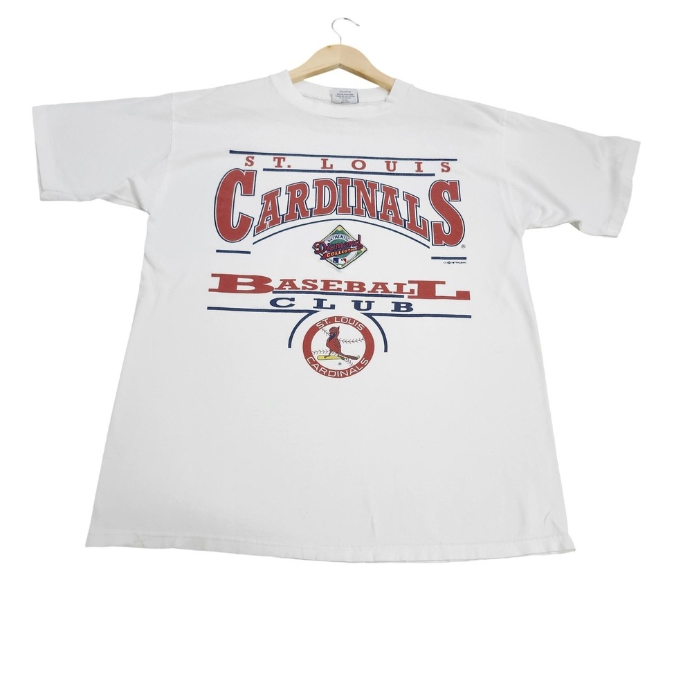 St. Louis Cardinals Shirt Mens L White MLB Baseball College Concepts Graphic Tee